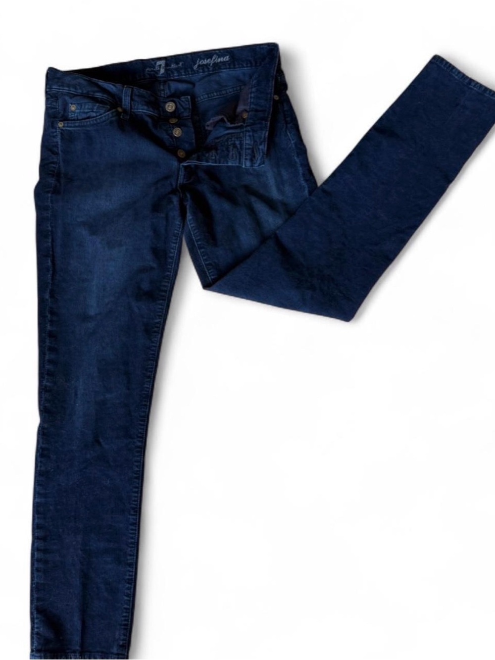 7 For All Mankind Dark Blue Corduroy